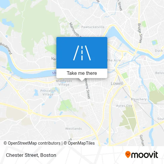 Chester Street map