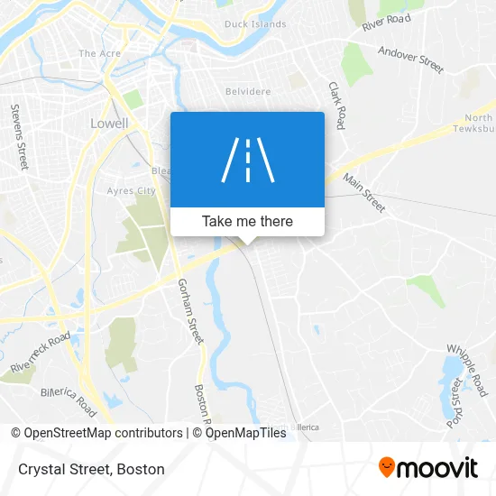 Crystal Street map