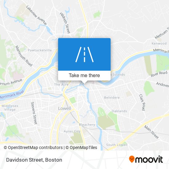 Davidson Street map