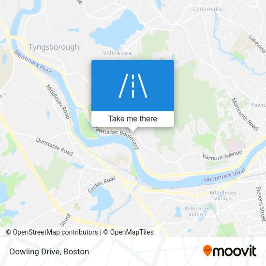 Dowling Drive map