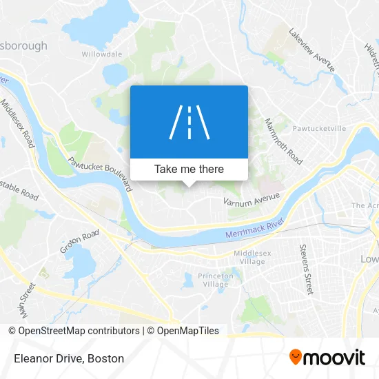 Eleanor Drive map