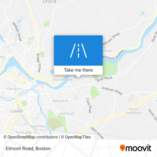 Elmont Road map
