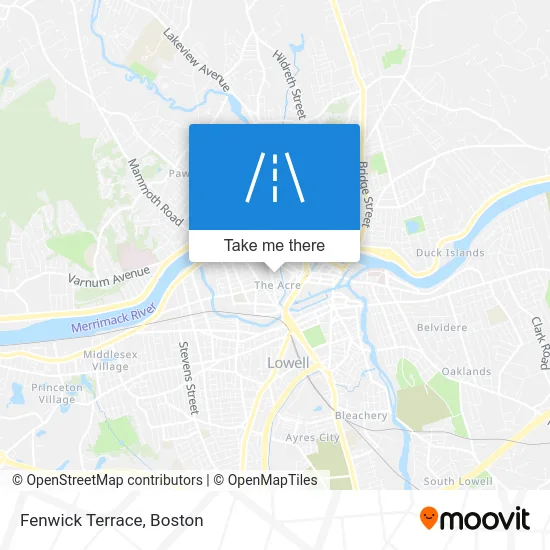 Fenwick Terrace map