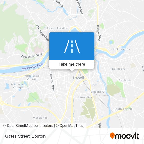 Mapa de Gates Street