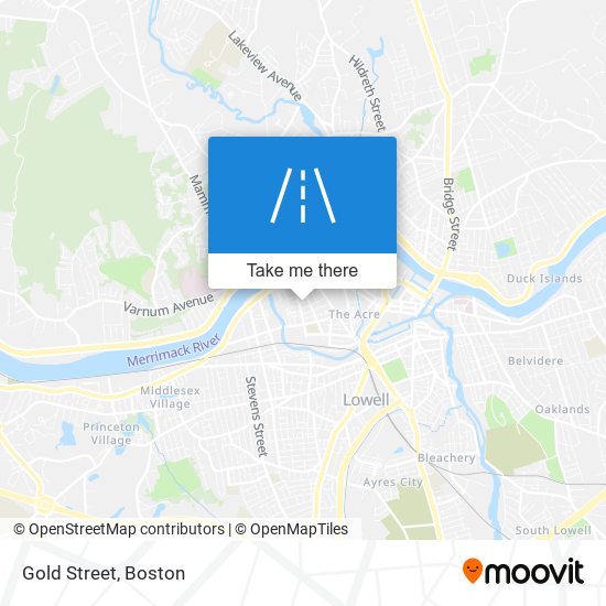 Gold Street map