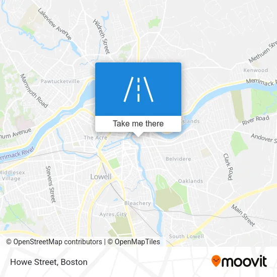 Mapa de Howe Street