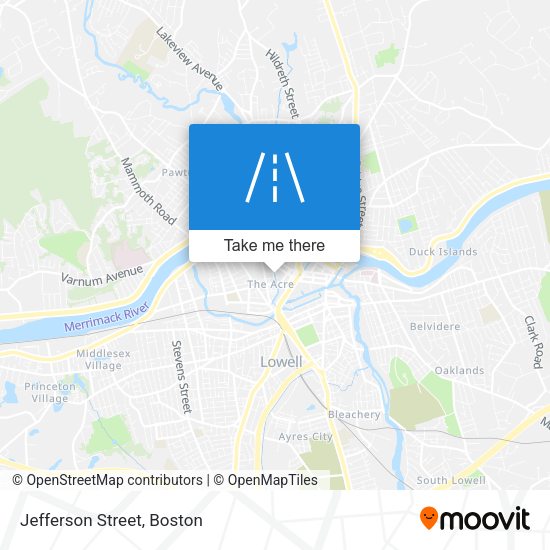 Mapa de Jefferson Street