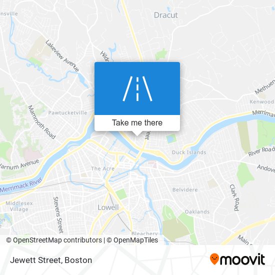 Jewett Street map