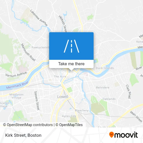 Kirk Street map