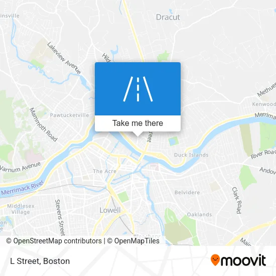 L Street map