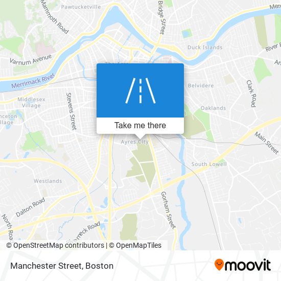 Mapa de Manchester Street