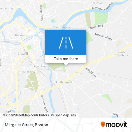 Mapa de Margelet Street