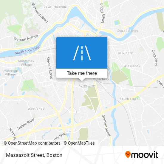 Massasoit Street map