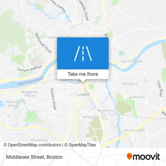 Middlesex Street map