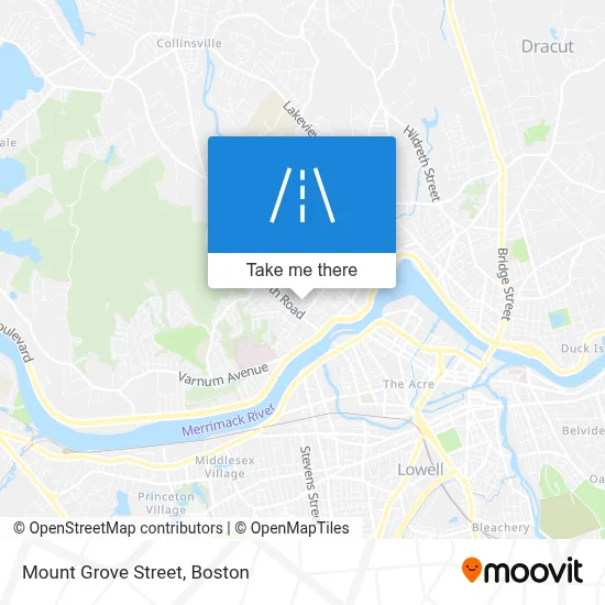 Mount Grove Street map
