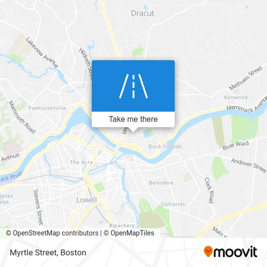 Myrtle Street map