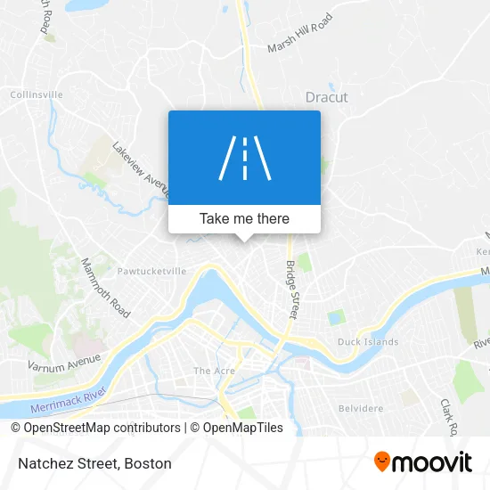 Natchez Street map