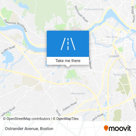 Mapa de Ostrander Avenue