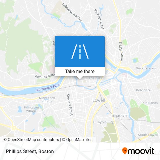 Mapa de Phillips Street