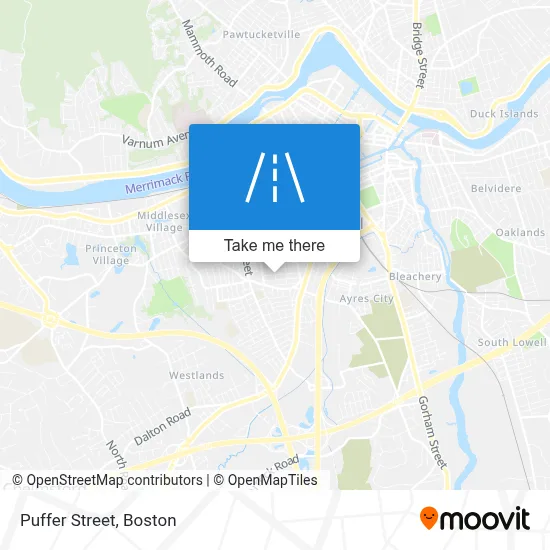 Puffer Street map