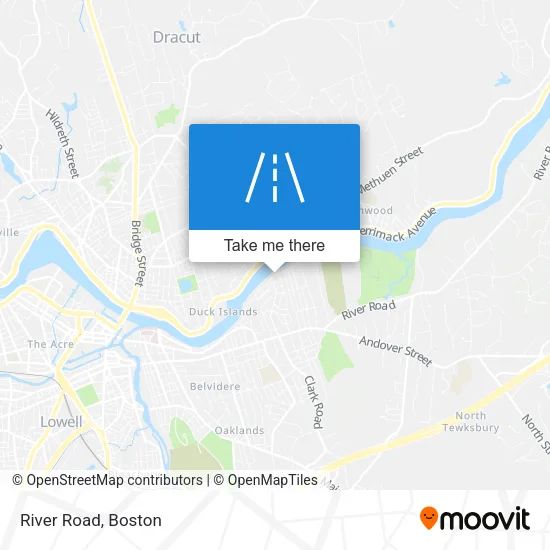 Mapa de River Road
