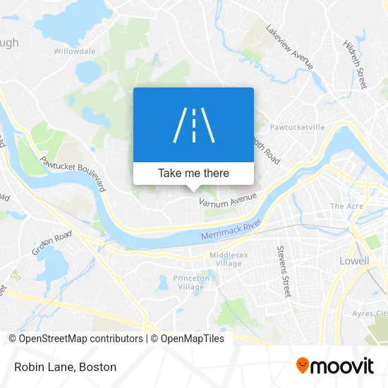 Robin Lane map