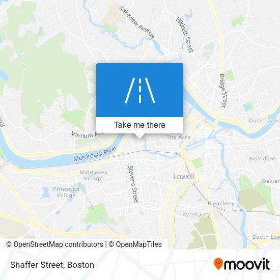 Mapa de Shaffer Street