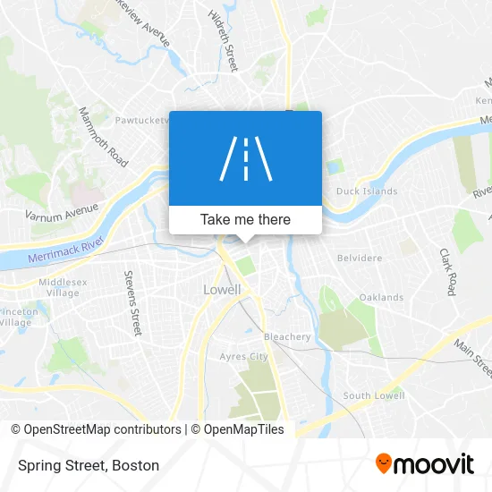 Spring Street map