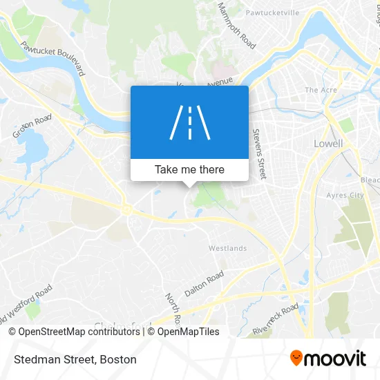 Stedman Street map