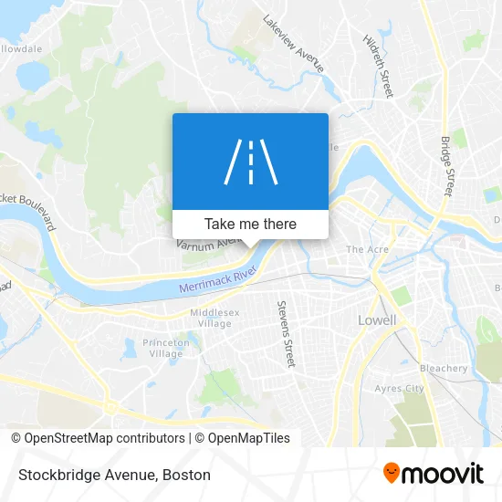 Stockbridge Avenue map