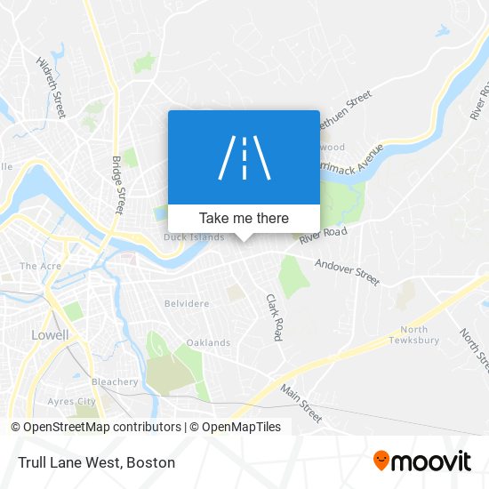 Trull Lane West map