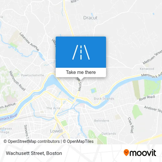 Wachusett Street map
