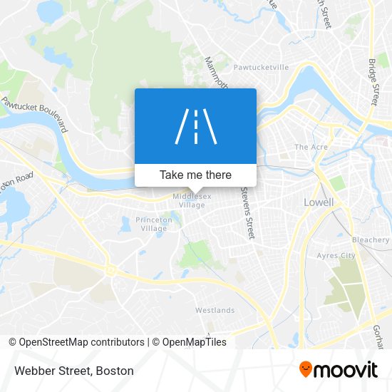 Mapa de Webber Street