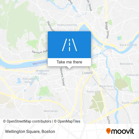 Wellington Square map