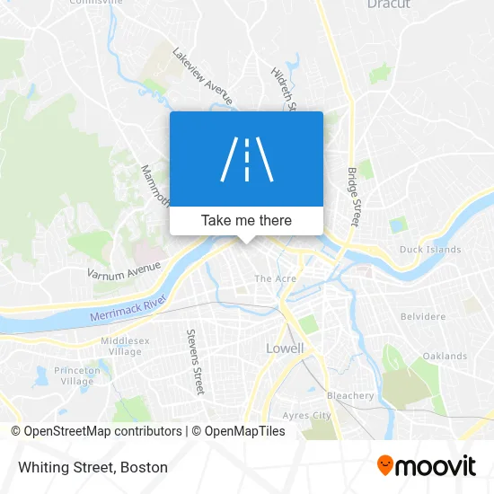 Whiting Street map