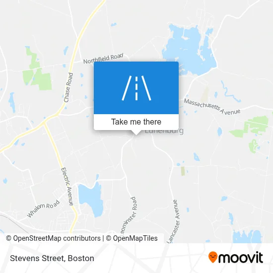 Stevens Street map