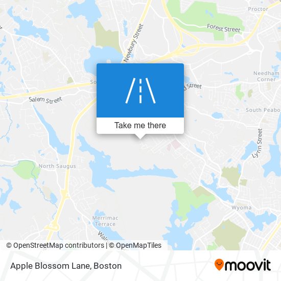 Apple Blossom Lane map