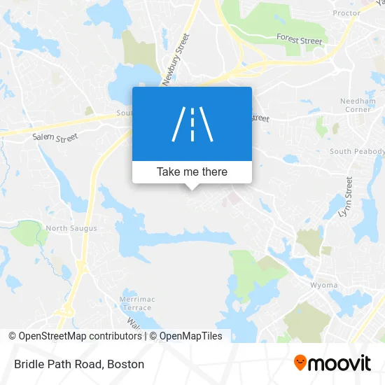 Bridle Path Road map