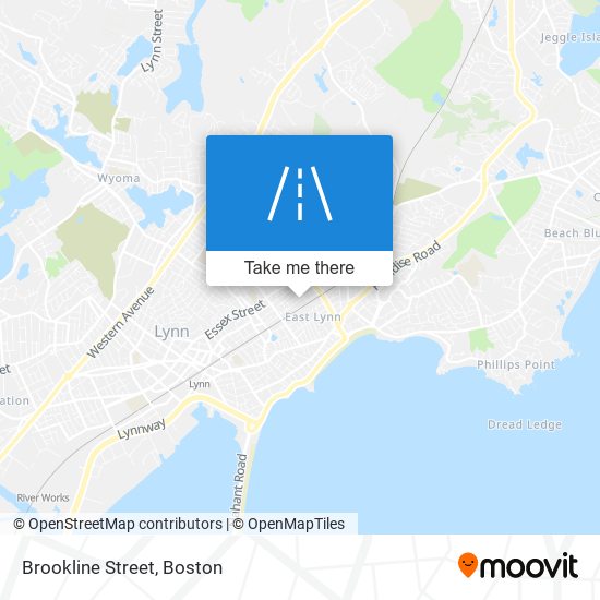 Mapa de Brookline Street