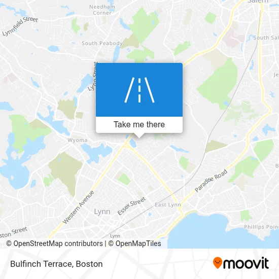 Bulfinch Terrace map