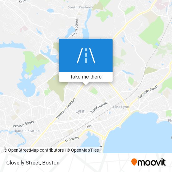 Clovelly Street map