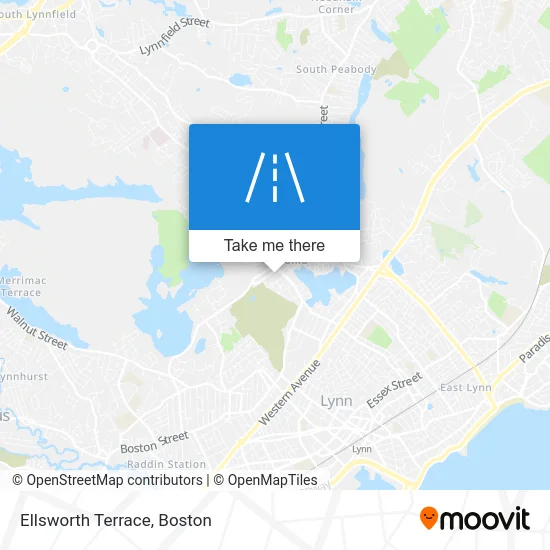 Ellsworth Terrace map