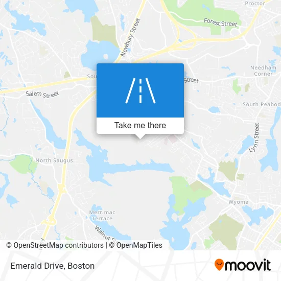 Emerald Drive map
