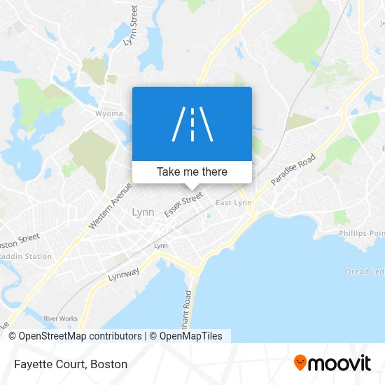Fayette Court map