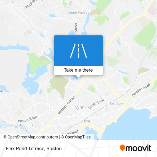 Flax Pond Terrace map
