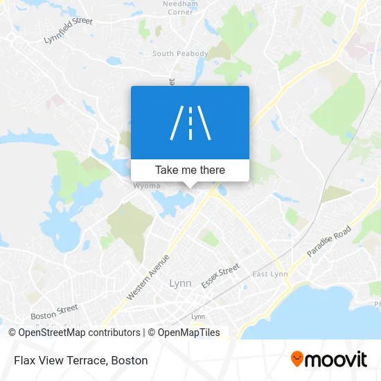 Flax View Terrace map