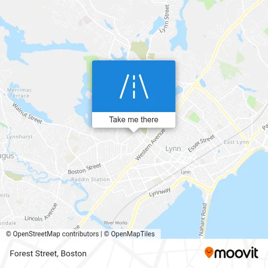 Forest Street map