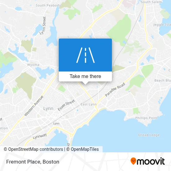 Fremont Place map
