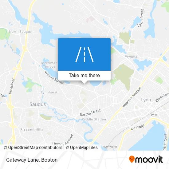 Gateway Lane map