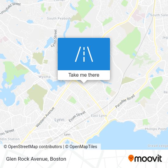 Mapa de Glen Rock Avenue